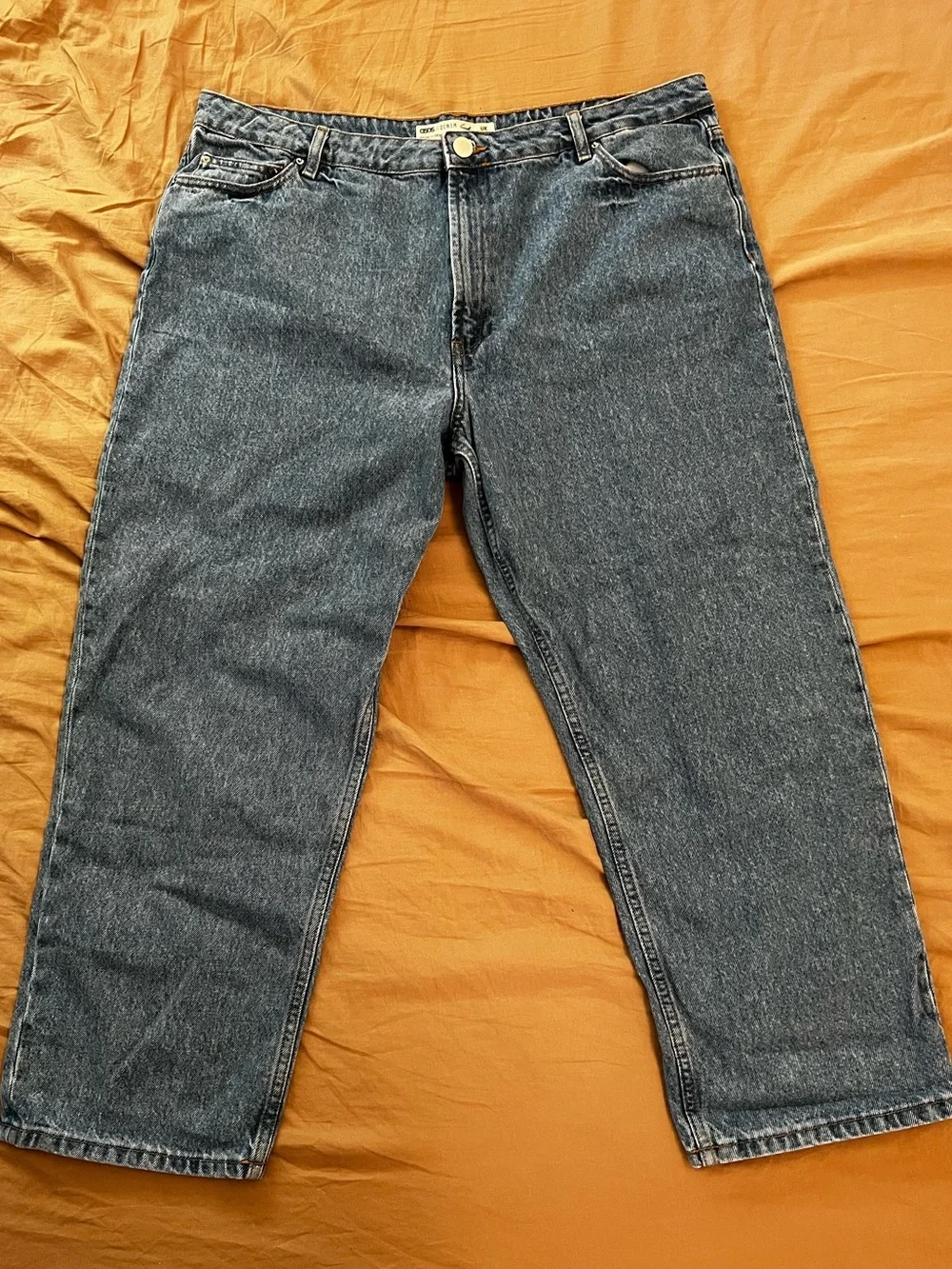 ASOS High-Rise Women's Dark Blue Wash Jeans